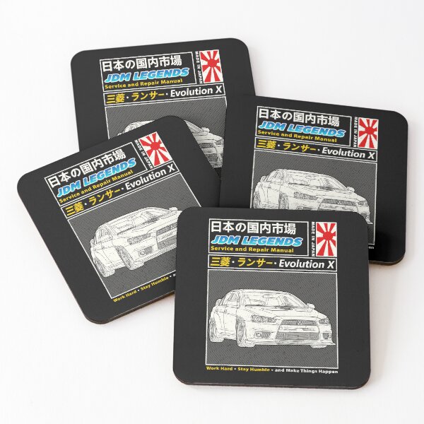 Item preview, JDM Mitsubishi Lancer Evolution 10 Car Manual Book Cover designed and sold by JDM Guyvit.