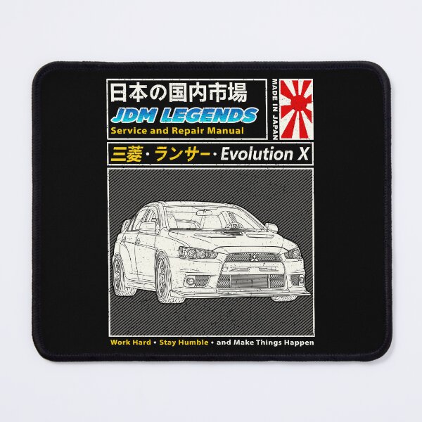 Item preview, JDM Mitsubishi Lancer Evolution 10 Car Manual Book Cover designed and sold by JDM Guyvit.