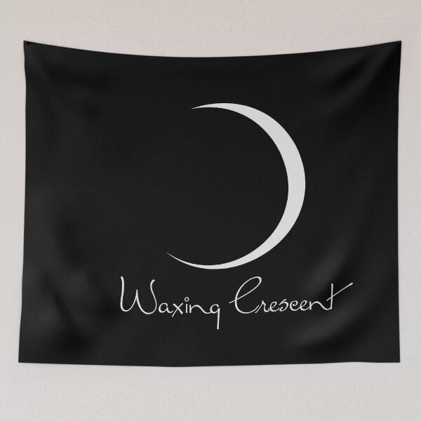 Item preview, Waxing Crescent Moon Minimalist Moonphases designed and sold by fatherbruhl.