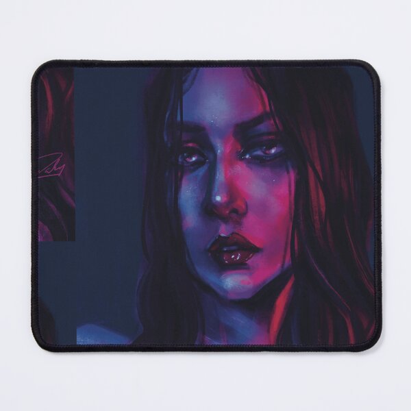Item preview, Blue Purple Pink Portrait Painting designed and sold by I-Am-Daley.