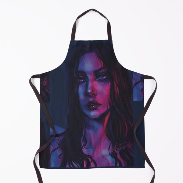 Item preview, Blue Purple Pink Portrait Painting designed and sold by I-Am-Daley.