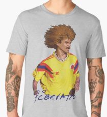 Carlos Valderrama - Football Legends Men's Premium T-Shirt