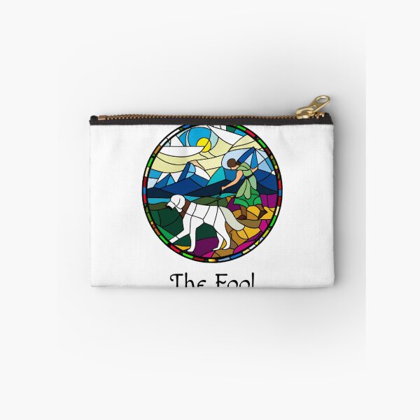 Item preview, Major Arcana The Fool - Stained Glass Design for T-shirt, stickers and other accessories designed and sold by Pixel Waite.
