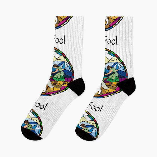 Item preview, Major Arcana The Fool - Stained Glass Design for T-shirt, stickers and other accessories designed and sold by Pixel Waite.
