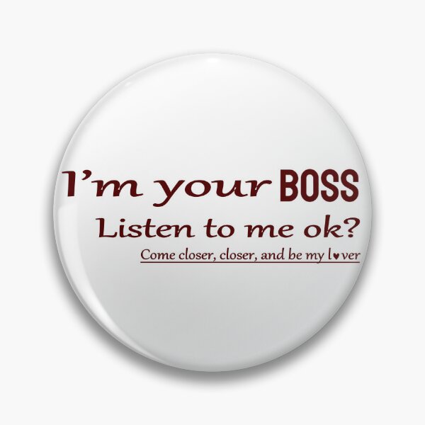 Item preview, I'm your BOSS | BURGUNDY designed and sold by CatiaCosta.