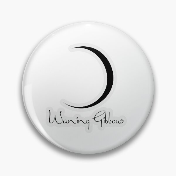 Item preview, Waning Gibbous Moon Minimalist Moonphases designed and sold by fatherbruhl.