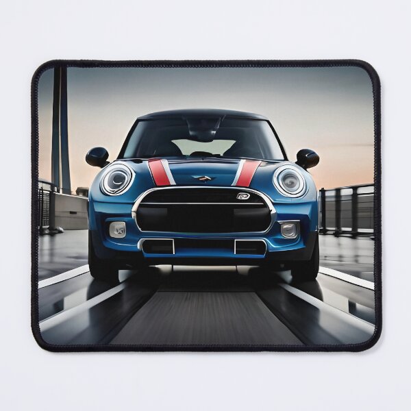 Item preview, discover the fun mini cooper models cosmic blue designed and sold by Art Store Stickers.