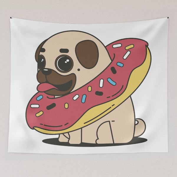 Item preview, Donut Lover - Cute Dog designed and sold by vargass street.