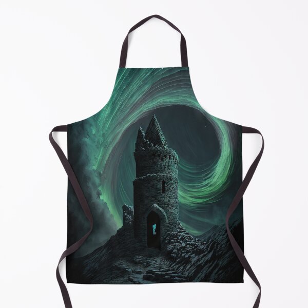 Item preview, Spiral Citadel: Animated Nighttime Design with Green Energy designed and sold by FireScreen.