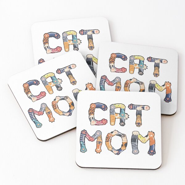 Item preview, Cat Mom - Cat Paws & Cat Tail Illustrated Art  designed and sold by Voodoo Catdaddy .