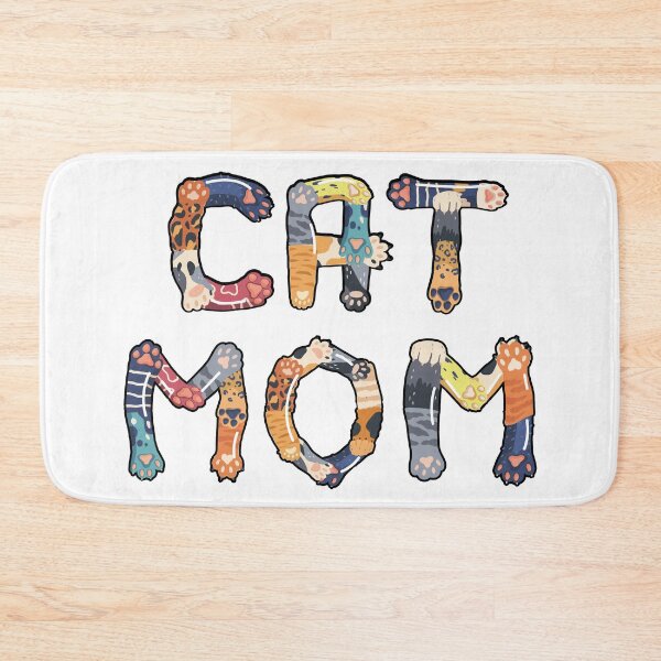 Item preview, Cat Mom - Cat Paws & Cat Tail Illustrated Art  designed and sold by Voodoo Catdaddy .