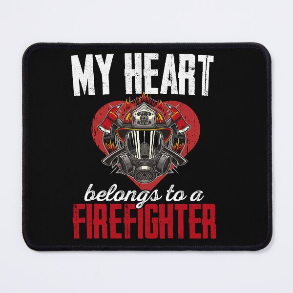 Item preview, My heart belongs to a Firefighter designed and sold by Makeyouhappy11.