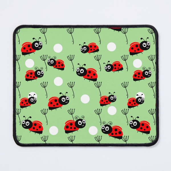 Item preview, Ladybug Squad - Funny Ladybug and Flower Pattern for Children's Clothing and Decor designed and sold by GalleryNora.