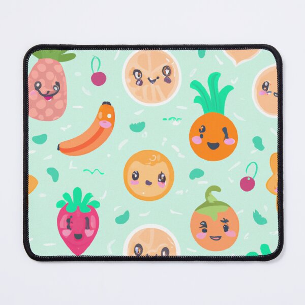 Item preview, Kawaii Tropical Fruits Pattern designed and sold by WilDigitalFinds.