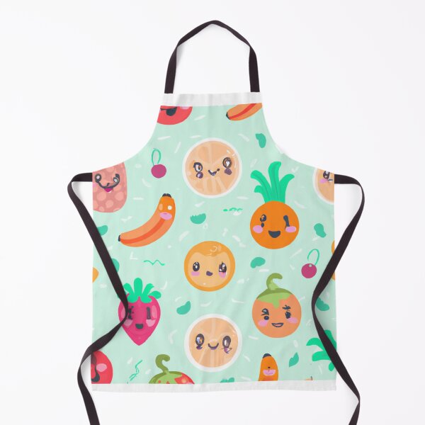 Item preview, Kawaii Tropical Fruits Pattern designed and sold by WilDigitalFinds.