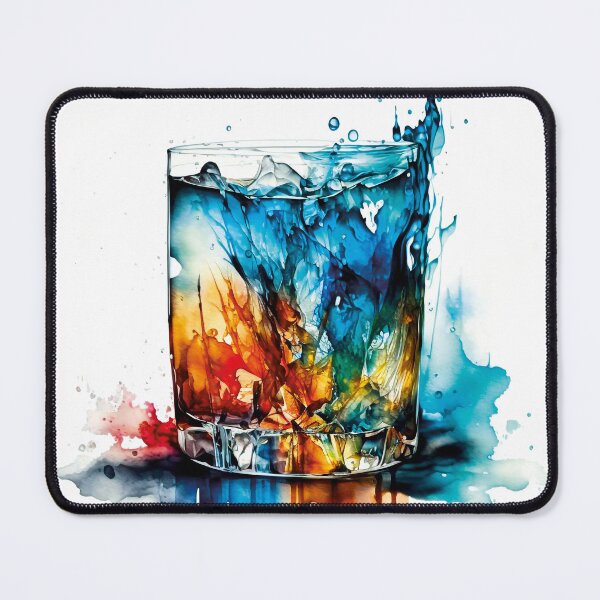 Item preview, Colored whiskey glass designed and sold by Nakolepsi.