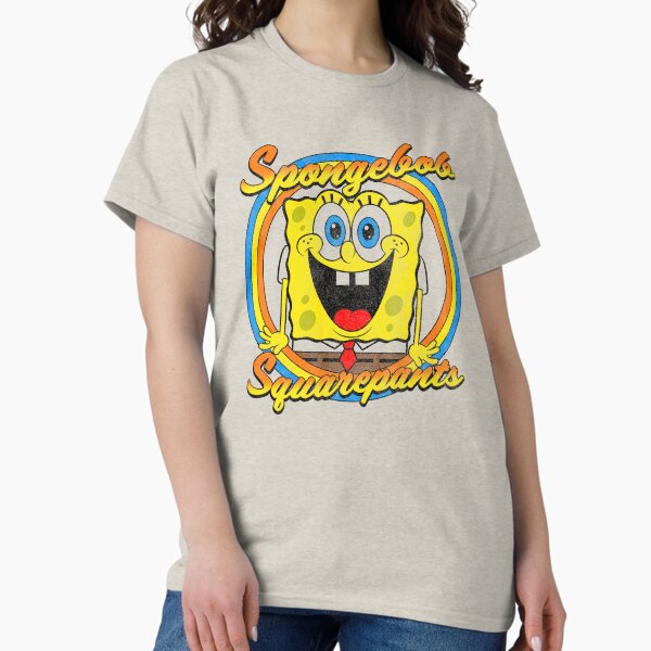 Item preview, SpongeBob SquarePants Retro Rainbow Portrait designed and sold by FifthSun.