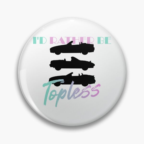 Item preview, I'd Rather Be Topless (Black Convertibles) designed and sold by Graffeine Art.