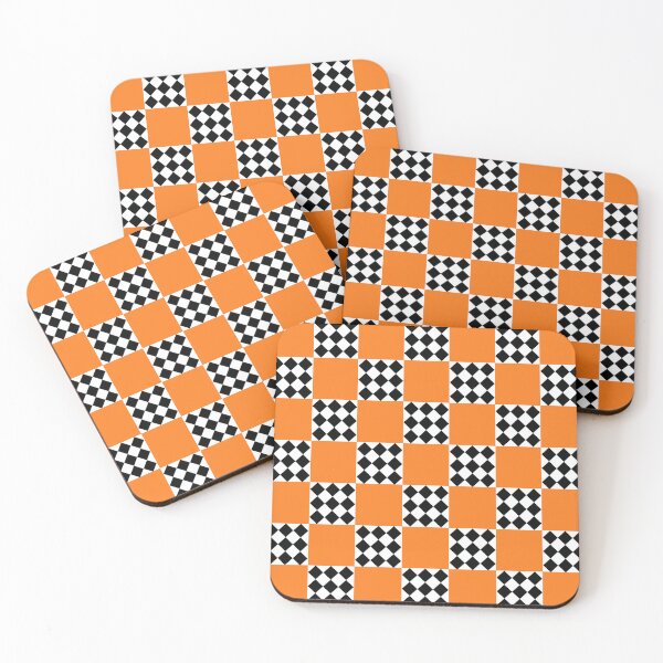 Item preview, Orange Chequer Pattern designed and sold by PatternTitan.