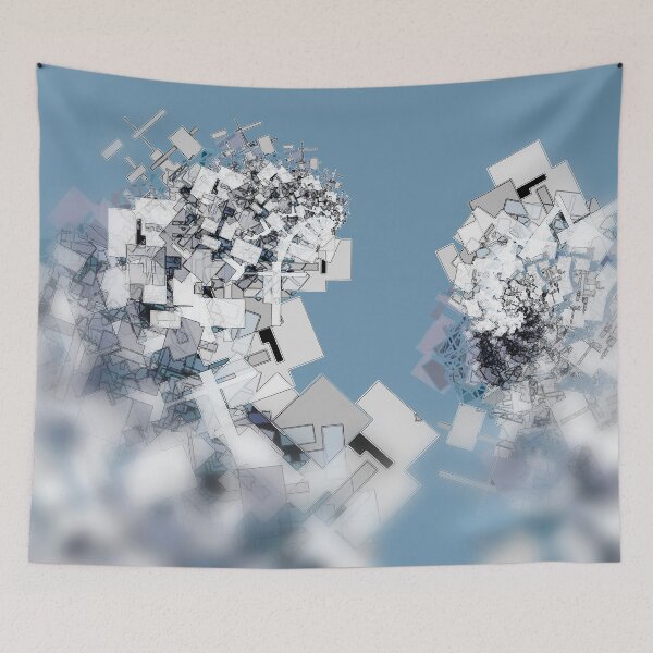 Item preview, Fractal structure urban aerial view background designed and sold by christianmuller.
