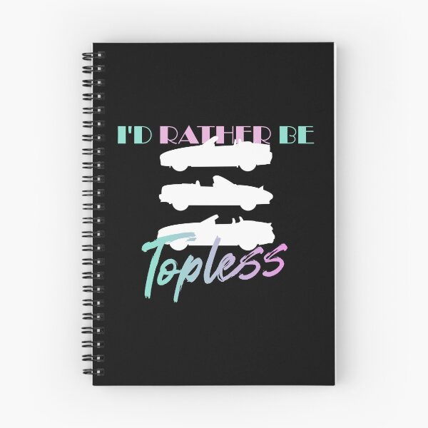 Item preview, I'd Rather Be Topless (White Convertibles) designed and sold by Graffeine Art.