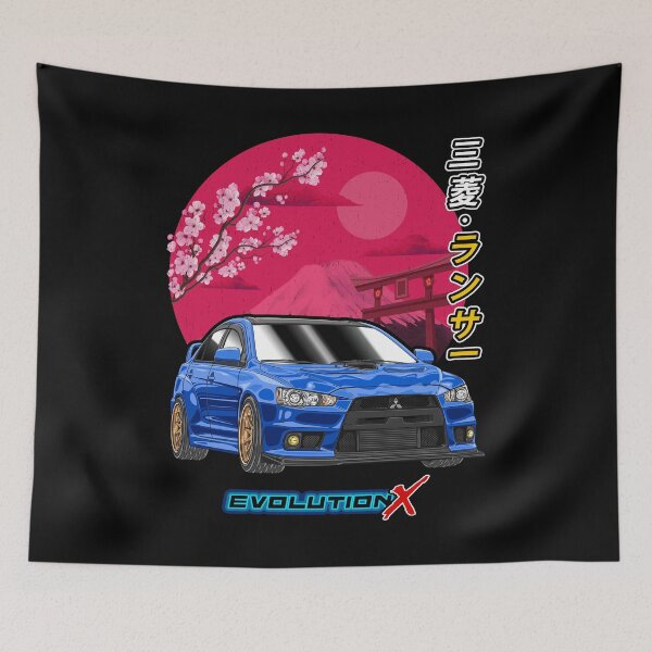 Item preview, Nippon JDM Blue Mitsubishi Lancer Evolution X designed and sold by JDM Guyvit.