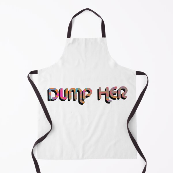 Item preview,  "Dump Her" on Black Psychedelic with groovy font designed and sold by fatherbruhl.