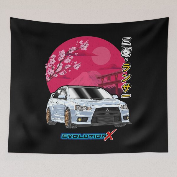 Item preview, Nippon JDM White Mitsubishi Lancer Evolution X designed and sold by JDM Guyvit.