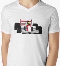 Formula 1 Senna McLaren Men's V-Neck T-Shirt