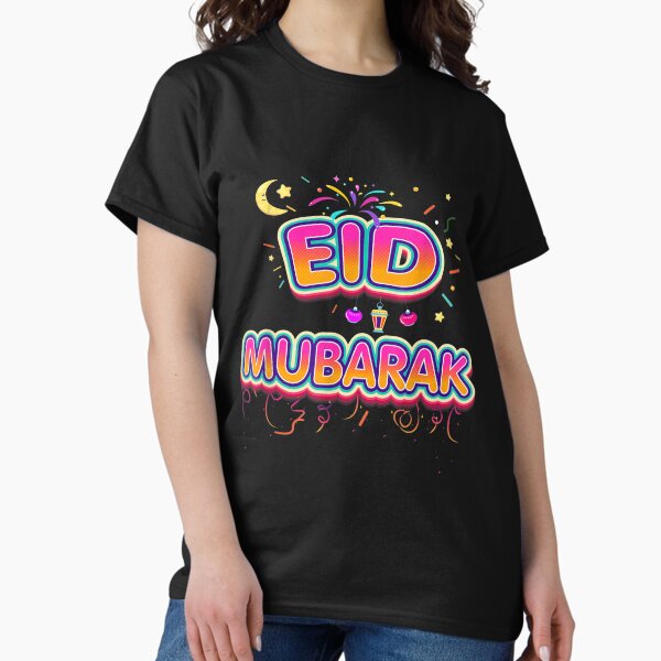 Item preview, Eid Mubarak - Funny and cute T-Shirts Quotes designed and sold by makeitdone.
