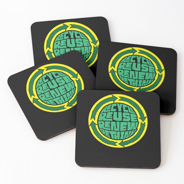 Item preview, Recycle, Reuse, Renew, Rethink, Design designed and sold by eShirtLabs.