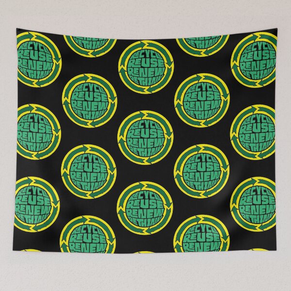 Item preview, Recycle, Reuse, Renew, Rethink, Design designed and sold by eShirtLabs.