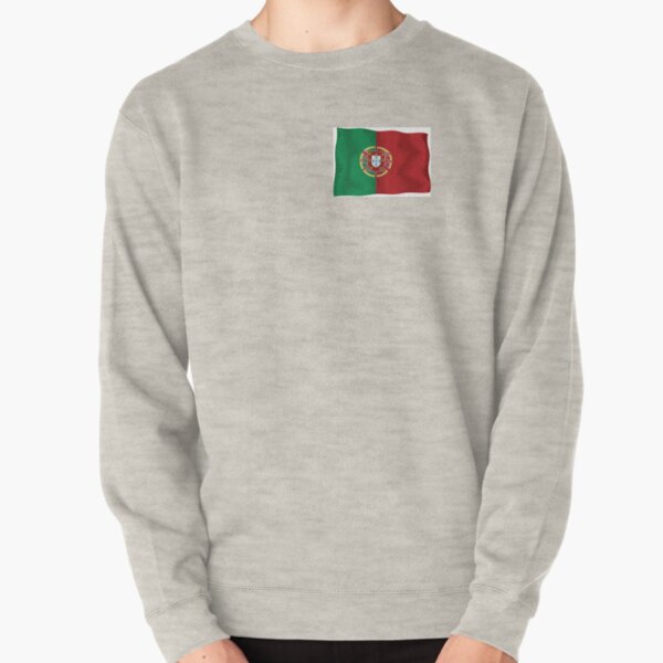 Portugal Flag Number Pattern Football Game Fleece-lined Sweatshirt