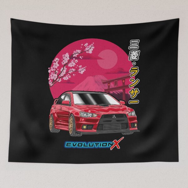 Item preview, Nippon JDM Red Mitsubishi Lancer Evolution X designed and sold by JDM Guyvit.