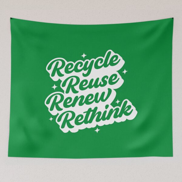 Item preview, Recycle Reuse Renew Rethink designed and sold by artbysugu.