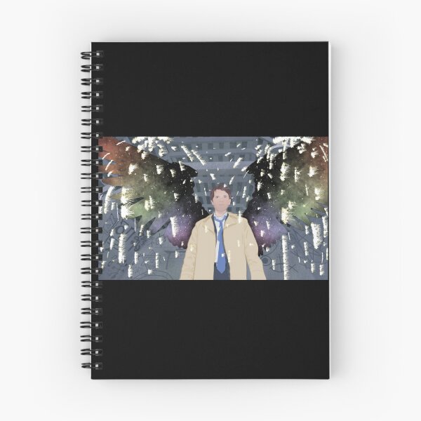 Item preview, Castiel Rainbow wings meet cute designed and sold by Confriends.