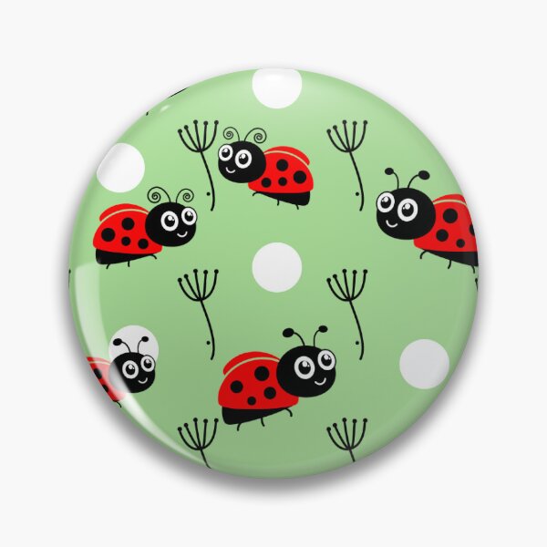 Artikelvorschau, Ladybug Squad - Lustiges Marienkäfer- und Blumenmuster für Kinderkleidung und -dekor entworfen und verkauft von GalleryNora.