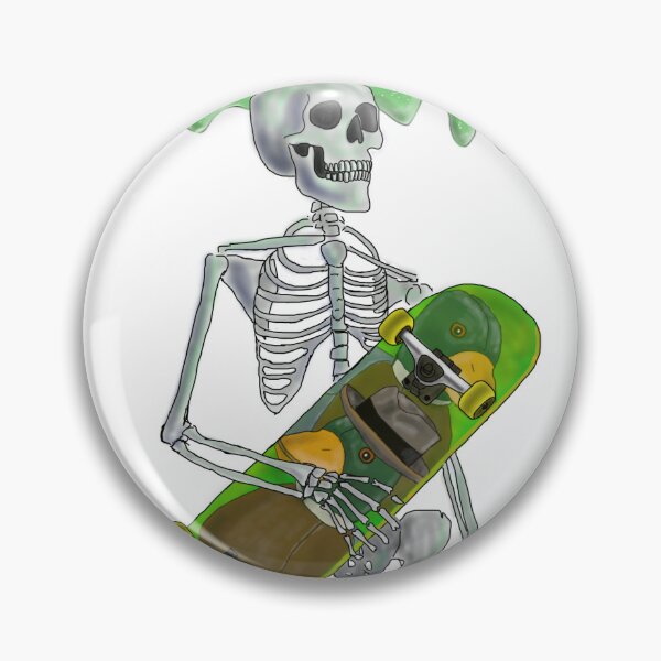 Artikelvorschau, Skeleton Skater mit Enten-Skateboard entworfen und verkauft von SlimeZone.