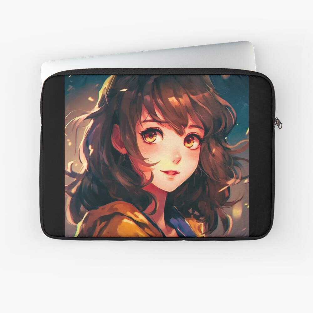  Cute Anime Pfps Brunette Girl Poster Decorative