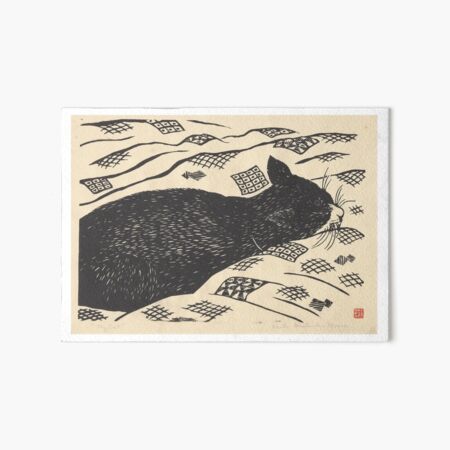 Vista previa del artículo con la obra «Keiko Hiratsuka Moore "Mi gato"», diseñado y vendido por lmmanning.