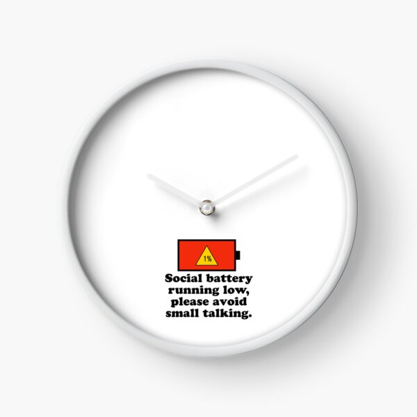Item preview, Social battery running low, please avoid small talking. designed and sold by keilamariadesig.