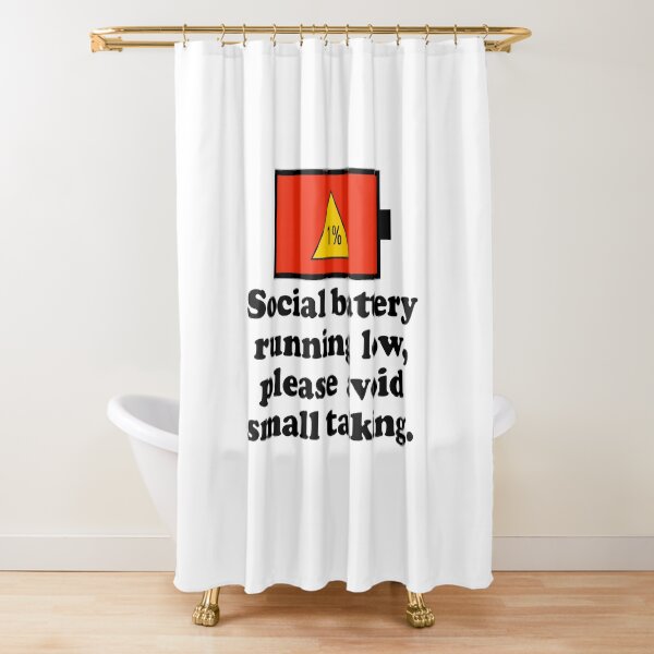 Item preview, Social battery running low, please avoid small talking. designed and sold by keilamariadesig.
