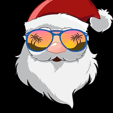 Imagen de la obra Christmas In July Santa Beach Vacation Christmas In July Gear de DynamicDesign