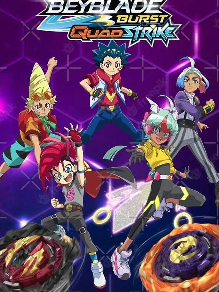 Beyblade Burst QuadStrike Poster Magnet for Sale by AyushTuber