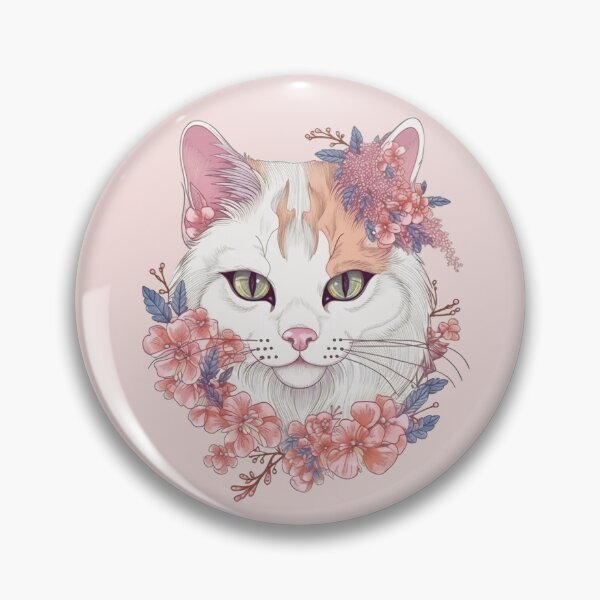 Item preview, Cat in the Flower designed and sold by Cahlie Li.