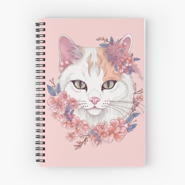 Artikelvorschau, Katze in der Blume entworfen und verkauft von Cahlie Li.