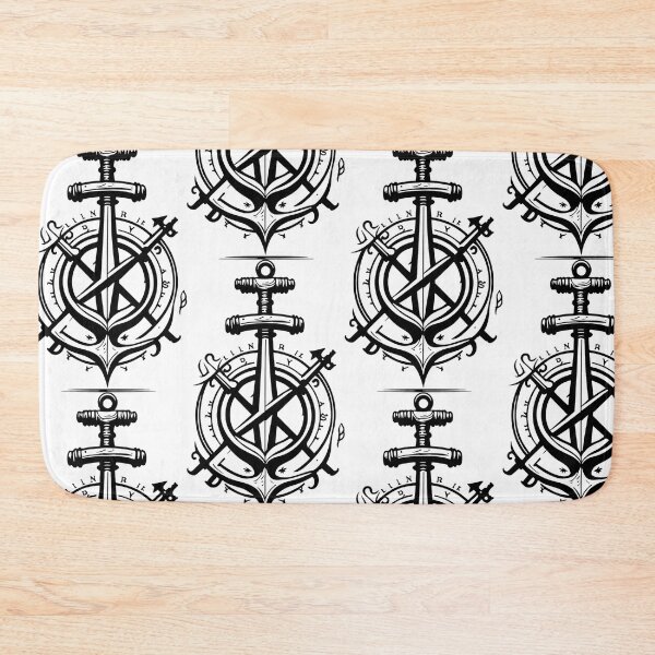 Item preview, Nautical Chic: Compasses and Anchors seamless Pattern designed and sold by Bb-gl.