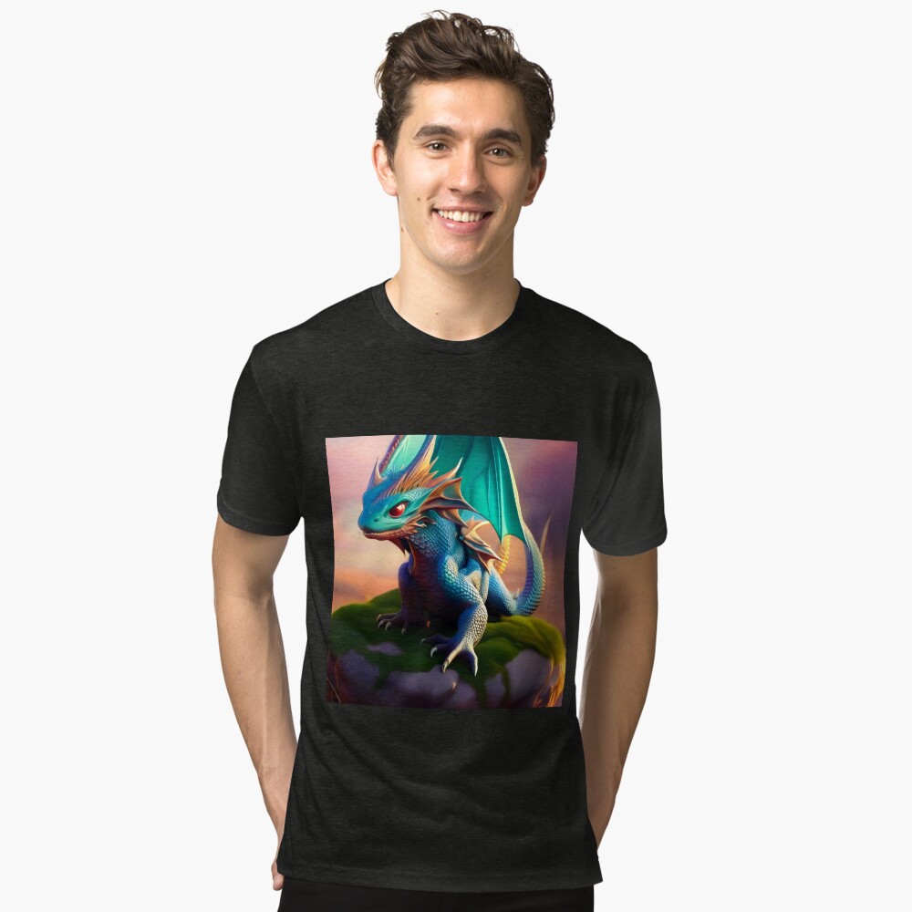 Item preview, Tri-blend T-Shirt designed and sold by dragynrain.