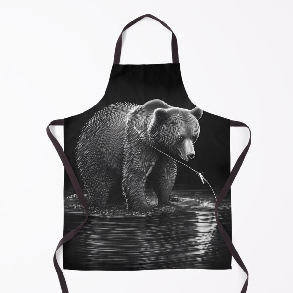 Item preview, Pencil drawn Black bear High Quality Black and White Design designed and sold by Pencil-Art.