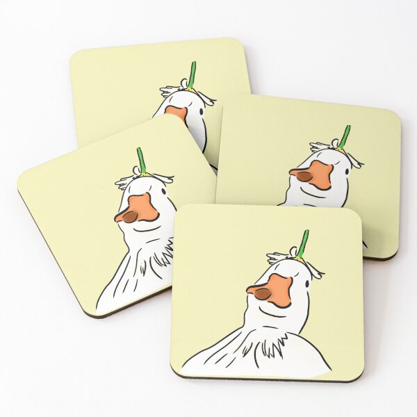 Item preview, Duck with flower hat designed and sold by personpotato.